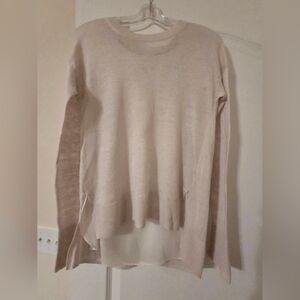 Brochu Walker Open Back Layered Linen Sweater